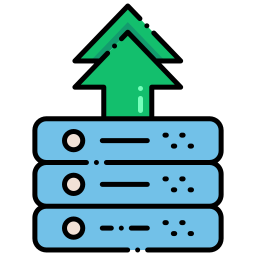 Vertical scalability icon