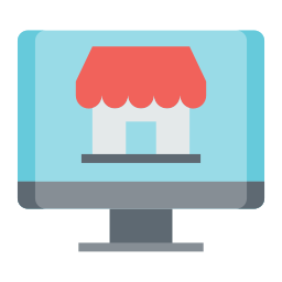 Online shop icon