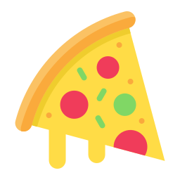 Pizza slice icon