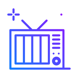 monitor telewizyjny ikona