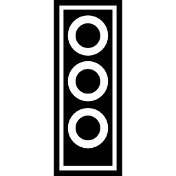 Traffic light silhouette variant icon