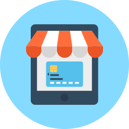 Online shop icon