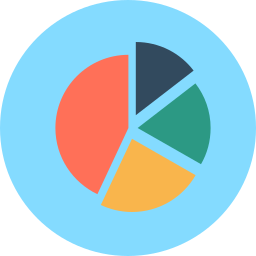 cirkeldiagram icoon