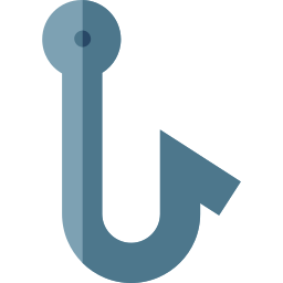 Fish hook icon