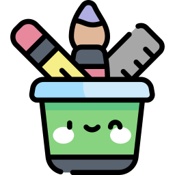 Pencil case icon