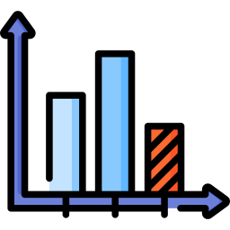 diagramme à bandes Icône