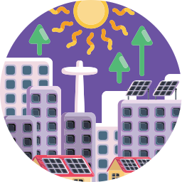 Smart city icon