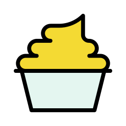 Ice cream cup icon