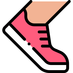 Running shoes icon