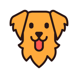 golden retriever icon