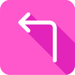 Left turn icon