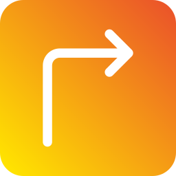 Right turn icon