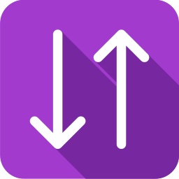 Up and down arrows icon