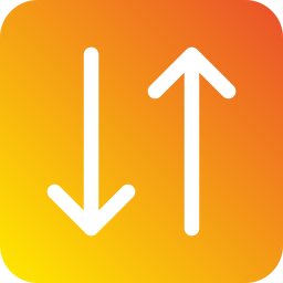 Up and down arrows icon