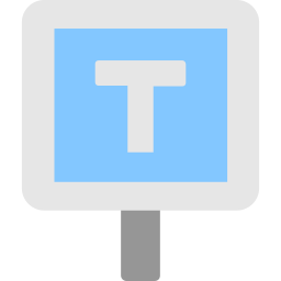 Taxi stop icon