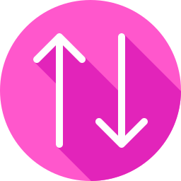 Up and down arrow icon