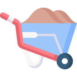 Wheelbarrow icon