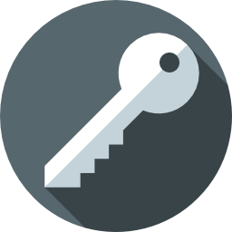 Door key icon