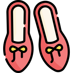 Ballet shoes icon