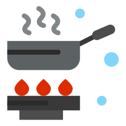 Frying pan icon