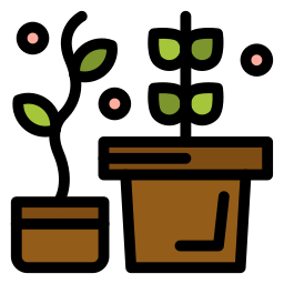 Potted plant icon