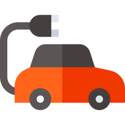 Electric car icon