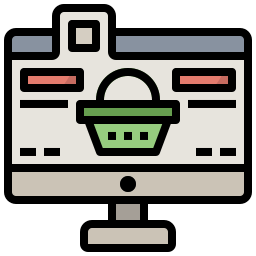 Online shop icon