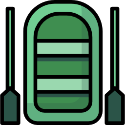 Inflatable boat icon