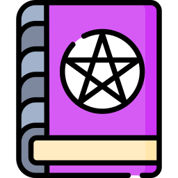 livro de magia Ícone