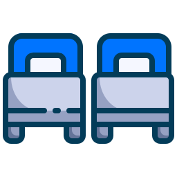 Twin beds icon