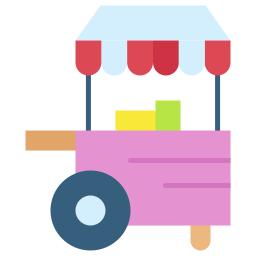 Food cart icon