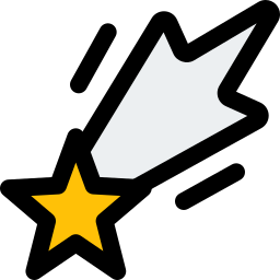 Shooting star icon