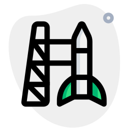 Rocket launch icon