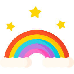 regenboog icoon