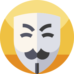 Guy fawkes mask icon