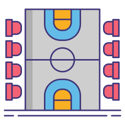 basketball feld icon