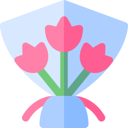 Flower bouquet icon