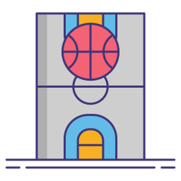 basketball feld icon