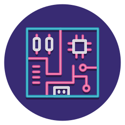 Circuit board icon