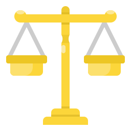 Balance scale icon