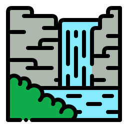 Waterfall icon