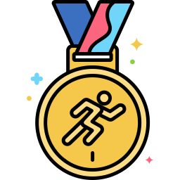 Gold medal icon