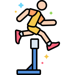 Hurdles race icon