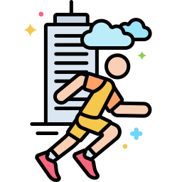 Running race icon