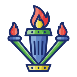 Olympic flame icon