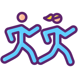 Running race icon