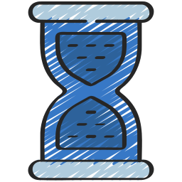 temporizzatore di sabbia icona