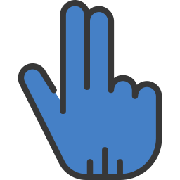 Two fingers icon