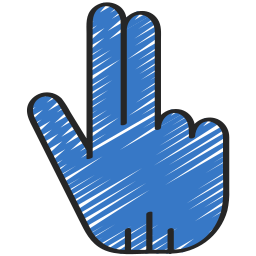 Two fingers icon