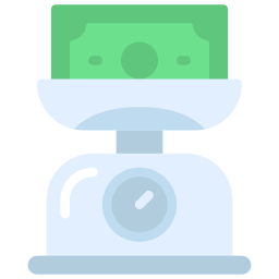 Weighing scale icon